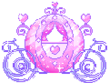 a sparkly carriage